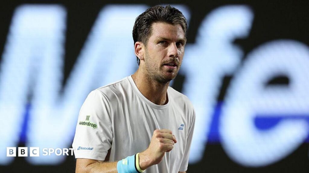 Los Cabos Open: Cameron Norrie reaches semi-finals by beating Bernard Tomic in 50 minutes Cameron Norrie