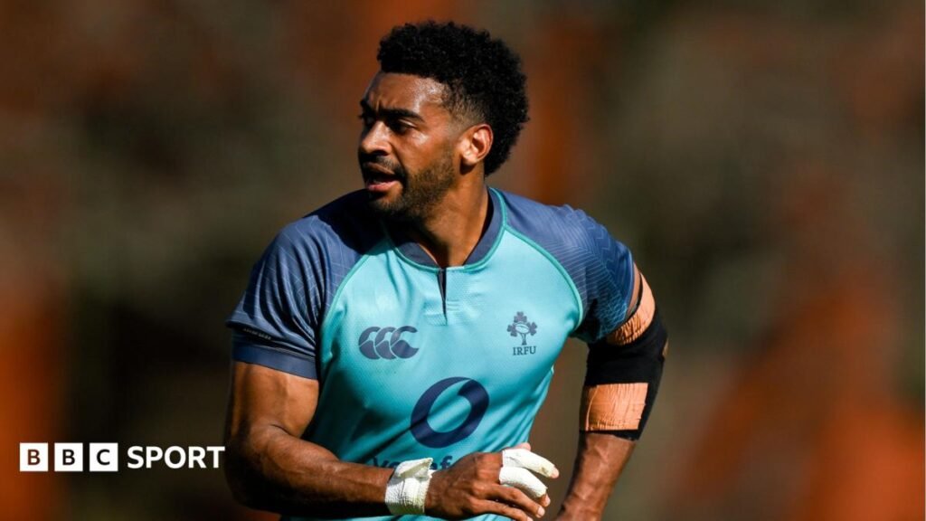 New Zealand vs Ireland: Robert Baloucoune starts as Irish recall key men for Nations Championship tie Robert Baloucoune in Ireland training