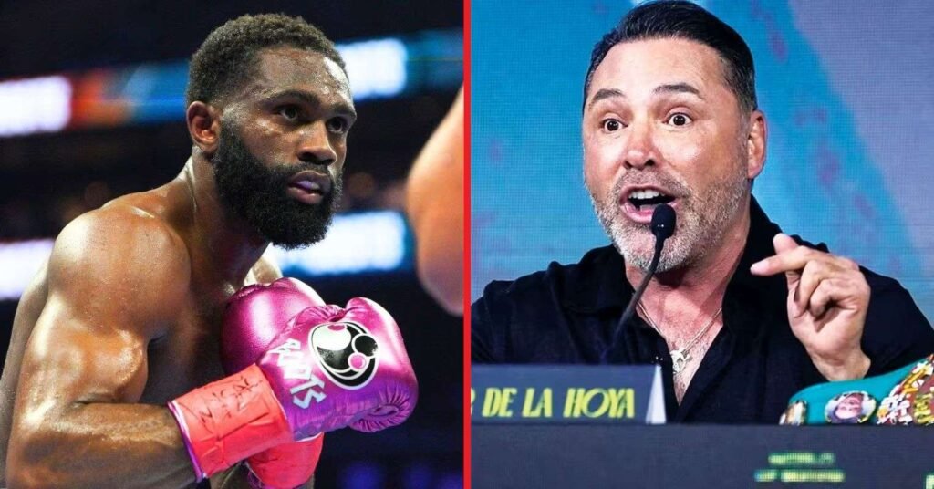 Oscar De La Hoya sums up Jaron Ennis’ performance against Zayas as he calls for Vergil Ortiz fight Oscar De La Hoya sums up Jaron Ennis’ performance against Zayas as he calls for Vergil Ortiz fight