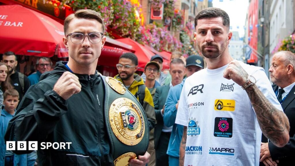 Pierce O’Leary v Mark Chamberlain: Tension rising in Dublin Mark Chamberlain (right) squares up for a face-off with Pierce O'Leary