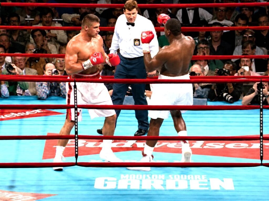 Riddick Bowe Survived Andrew Golota In Boxing’s Most Infamous Riot Image: Riddick Bowe Survived Andrew Golota In Boxing
