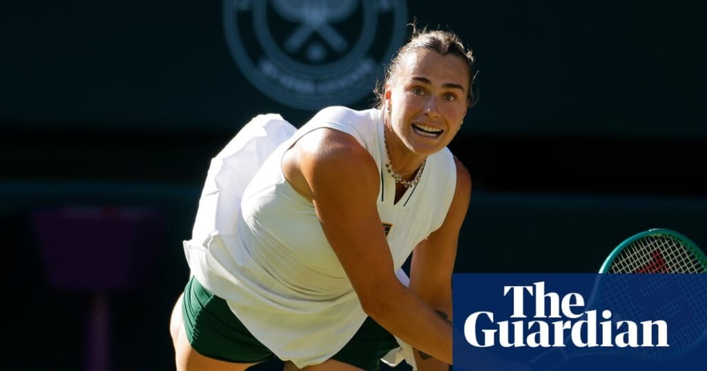 Sabalenka shows off growth on grass to dominate Ostapenko at Wimbledon | Wimbledon 2026