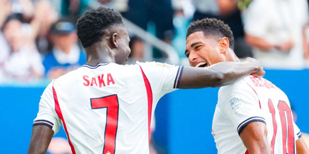Saka scores a World Cup hat-trick : Rogers goes to Chelsea Saka scores a World Cup hat-trick : Rogers goes to Chelsea