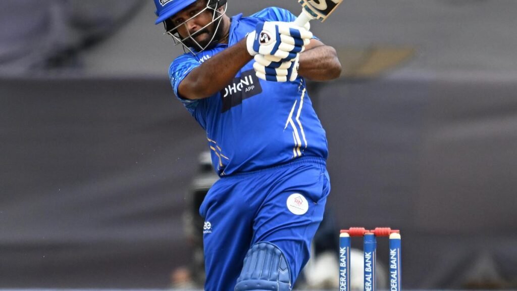Sanju Samson to miss third season of Kerala Cricket League