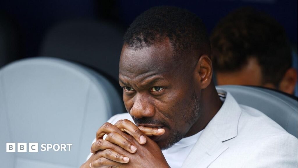 Senegal sack manager Pape Thiaw in wake of World Cup exit Pape Thiaw sat in the dugout at Senegal's match against Belgium at the 2026 World Cup