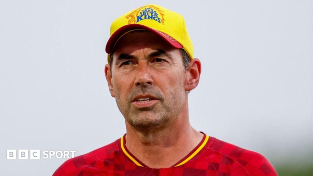 Stephen Fleming: England expected to appoint former New Zealand captain as Test coach Stephen Fleming in his role as Texas Super Kings head coach in Major League Cricket