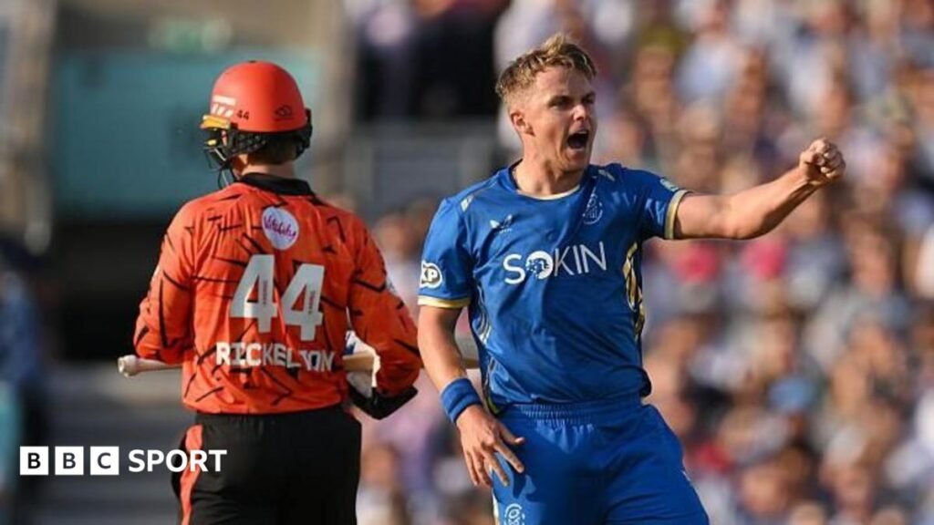 The Hundred 2026 results: Sam Curran leads MI London to victory over Sunrisers Leeds BBC Sport microphone and phone