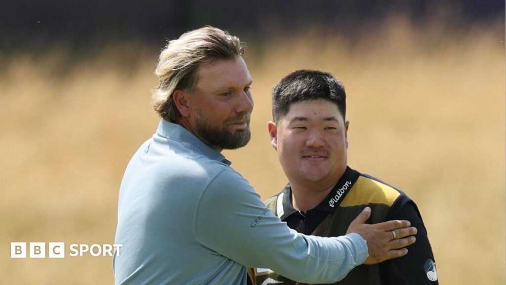 The Open Championship 2026: Dan Brown leads decent English showing at Royal Birkdale, with Tommy Fleetwood also making solid start Dan Brown and Im Sung-jae embrace at the end of their round