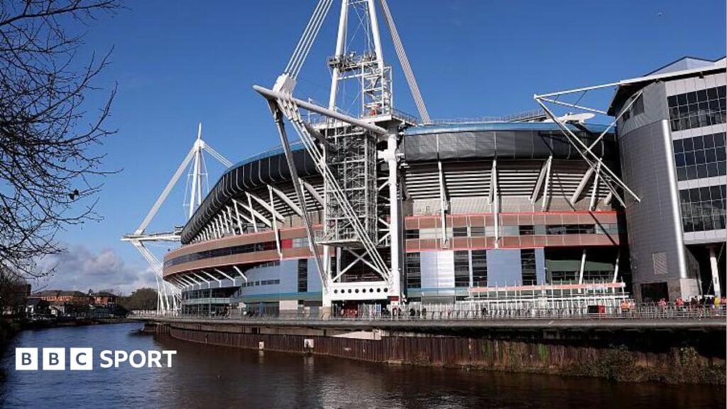 Tyson Fury vs Anthony Joshua: Cardiff’s Principality Stadium keen to stage all-British bout Inside view of Principality Stadium with thousands of fans around a boxing ring