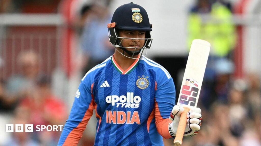 Vaibhav Sooryavanshi makes debut in India loss to England in second T20 BBC Sport microphone and phone