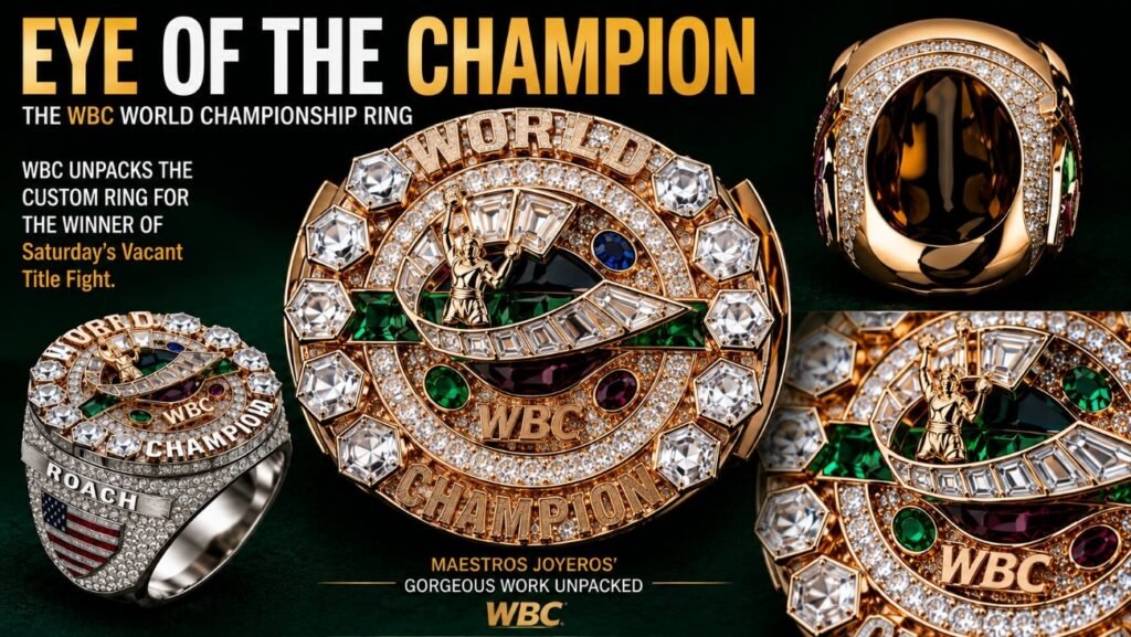 WBC Reveals Custom Belt For William Zepeda vs. Lamont Roach Winner