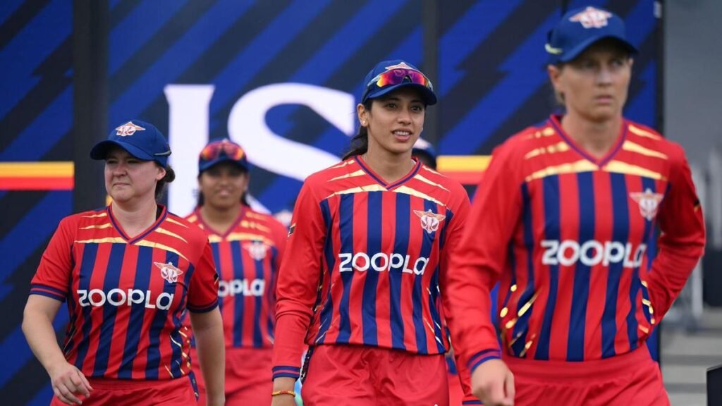 Watch: Smriti Mandhana’s quirky bowling leaves Manchester Super Giants teammates in splits