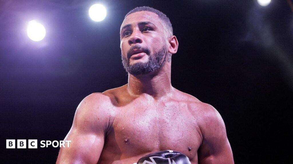 Who is Caoimhin Agyarko? The unbeaten prospect fighting on Anthony Joshua’s undercard Caoimhin Agyarko in action
