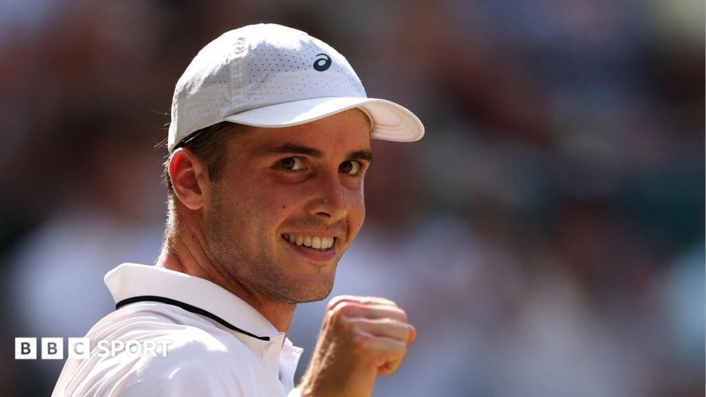 Wimbledon 2026: Arthur Fery’s journey to Alexander Zverev semi-final on Centre Court Arthur Fery with a racquet when he was a child