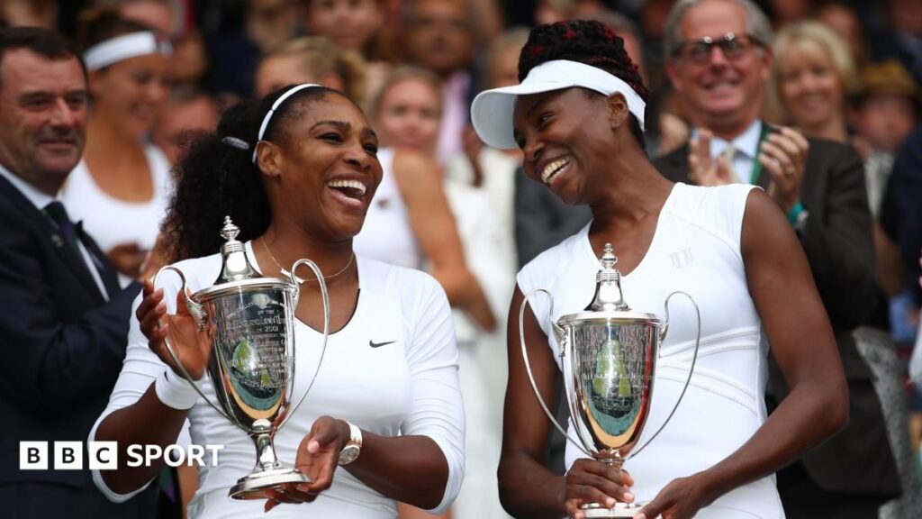 Wimbledon 2026: Serena Williams and Venus Williams added to Saturday’s order of play but not allocated a court Serena and Venus Williams pose with the women's doubles trophies at Wimbledon in 2016