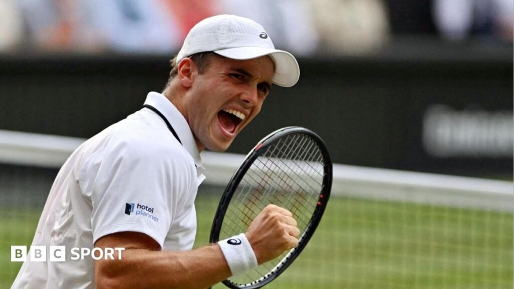 Wimbledon 2026: What Arthur Fery must do to beat Flavio Cobolli and reach SW19 semi-finals Arthur Fery celebrates at Wimbledon