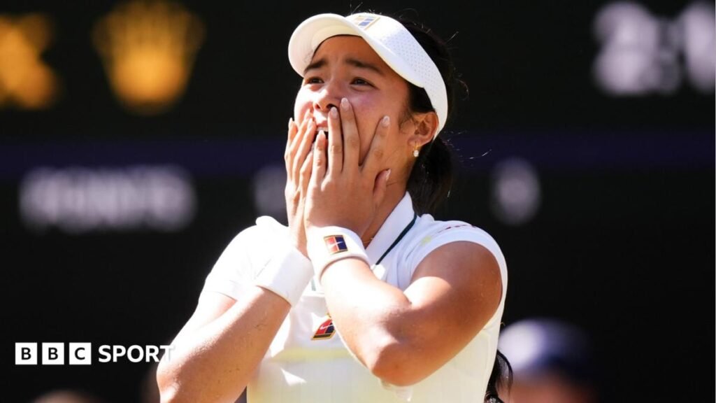 Wimbledon 2026 results: Alexandra Eala dedicates Iga Swiatek victory to ‘all the girls with ruffled socks and chubby cheeks’ Some tennis balls