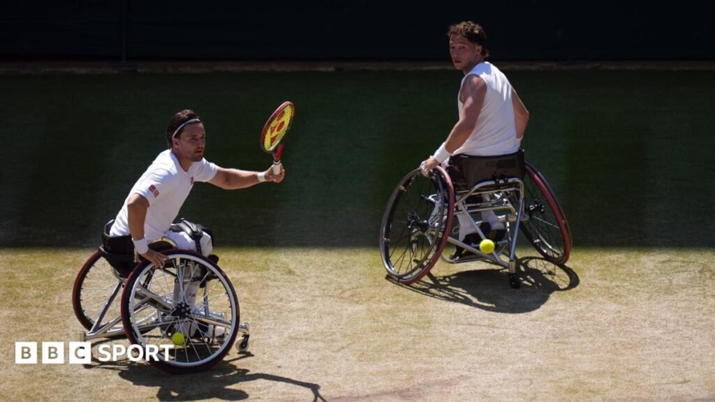 Wimbledon 2026 results: Alfie Hewett & Gordon Reid win seventh men’s wheelchair doubles title Alfie Hewett and Gordon Reid in men's wheelchair doubles action at Wimbledon