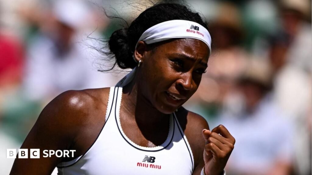 Wimbledon 2026 results: Coco Gauff beats Jessica Pegula to reach semi-final against Karolina Muchova Some tennis balls