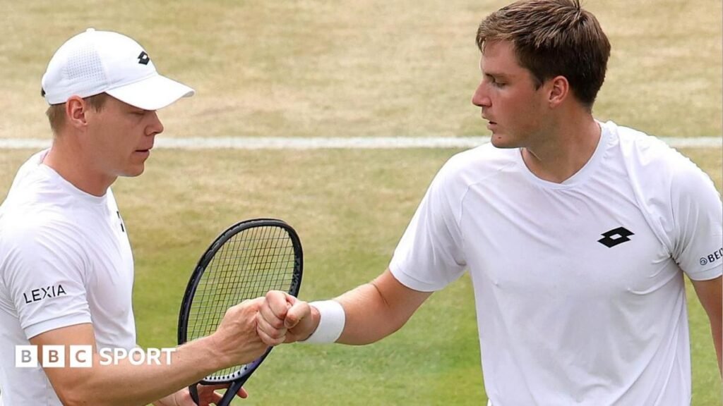 Wimbledon 2026 results: GB’s Henry Patten and Finland’s Harri Heliovaara reach semi-final Henry Patten and Harri Heliovaara bump fists after winning a point at Wimbledon