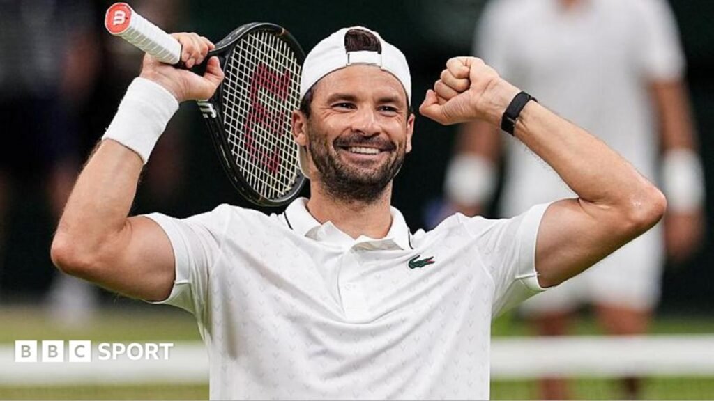 Wimbledon 2026 results: Grigor Dimitrov wants to rewrite Wimbledon story after Matteo Berrettini win Grigor Dimitrov holds up his arms