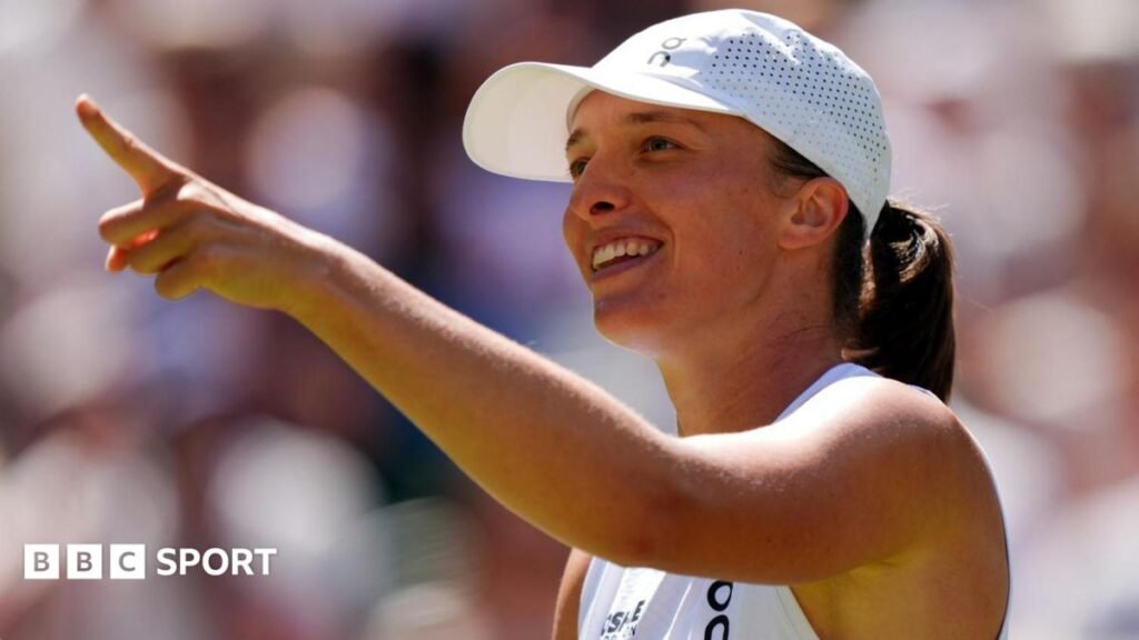 Wimbledon 2026 results: Iga Switek continues title defence with dominant victory over Karolina Pliskova More than the Score