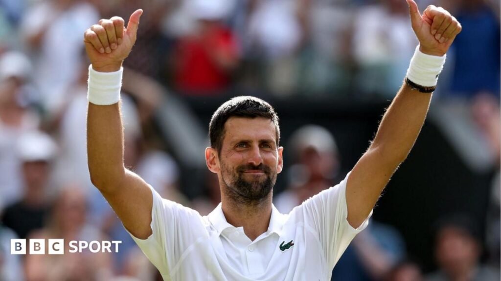 Wimbledon 2026 results: Novak Djokovic beats Roman Safiullin to break Roger Federer’s match-wins record Novak Djokovic celebrates his victory over Roman Safiullin