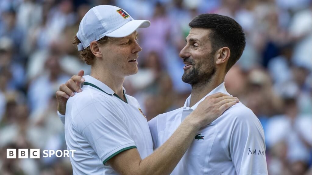 Wimbledon 2026 results: Novak Djokovic ‘good but not good enough’ after Jannik Sinner beats him in semi-finals Some tennis balls