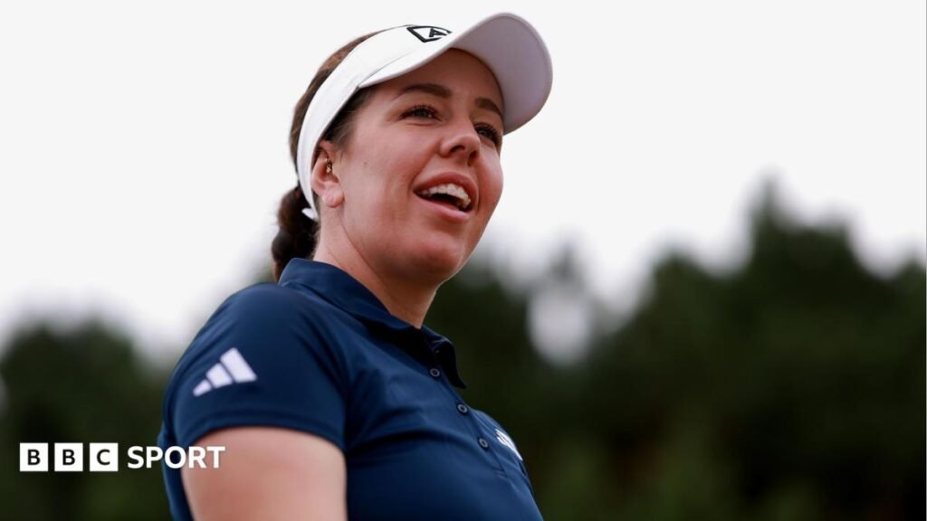 Women’s Open: Georgia Hall returns to venue of 2018 win five months after giving birth English golfer Georgia Hall during the 2026 Women's Open pro-am event