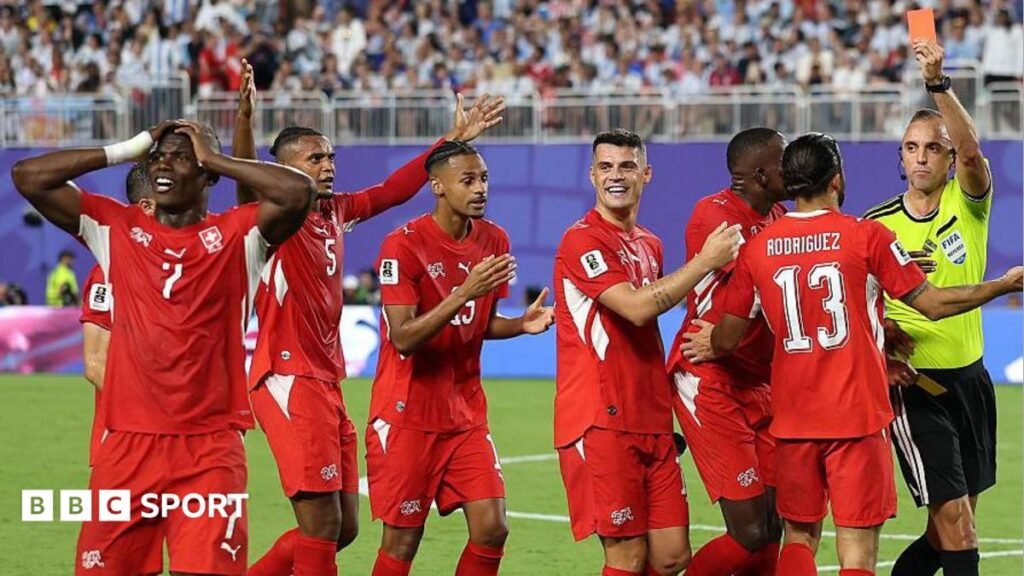 World Cup 2026: Breel Embolo sent off as result of mistaken identity rule Breel Embolo is sent off