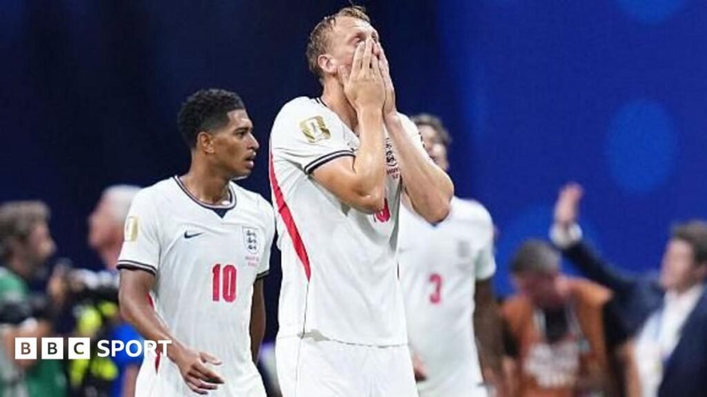 World Cup 2026: Dan Burn says England’s semi-final loss will ‘haunt’ him Argentina players celebrate at full-time with a banner that reads "The Falkland Islands are Argentine" after beating England in the World Cup 2026 semi-final