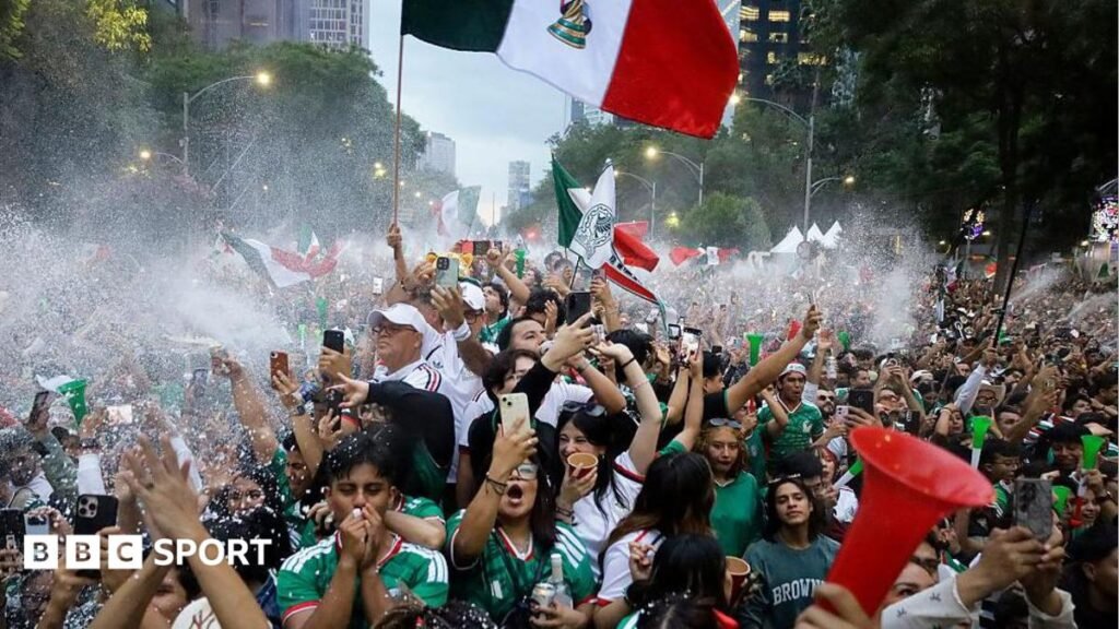 World Cup 2026: England fighting against history in Mexico Mexico fans celebrate exuberantly