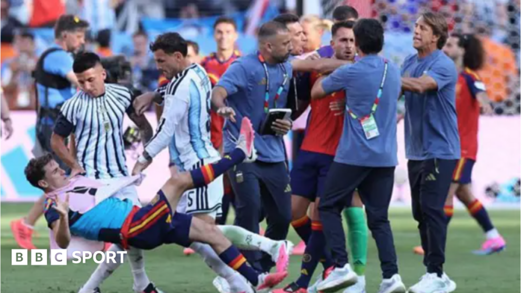 World Cup 2026: Gavi does not think Paredes should be suspended A composite image of Harry Kane, Erling Haaland and Jude Bellingham