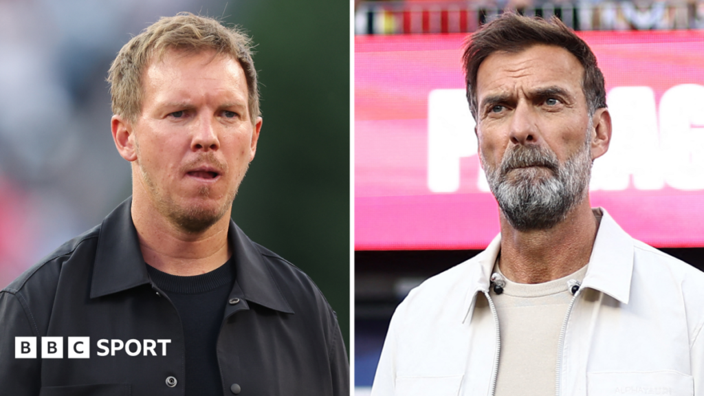 Julian Nagelsmann and Jurgen Klopp