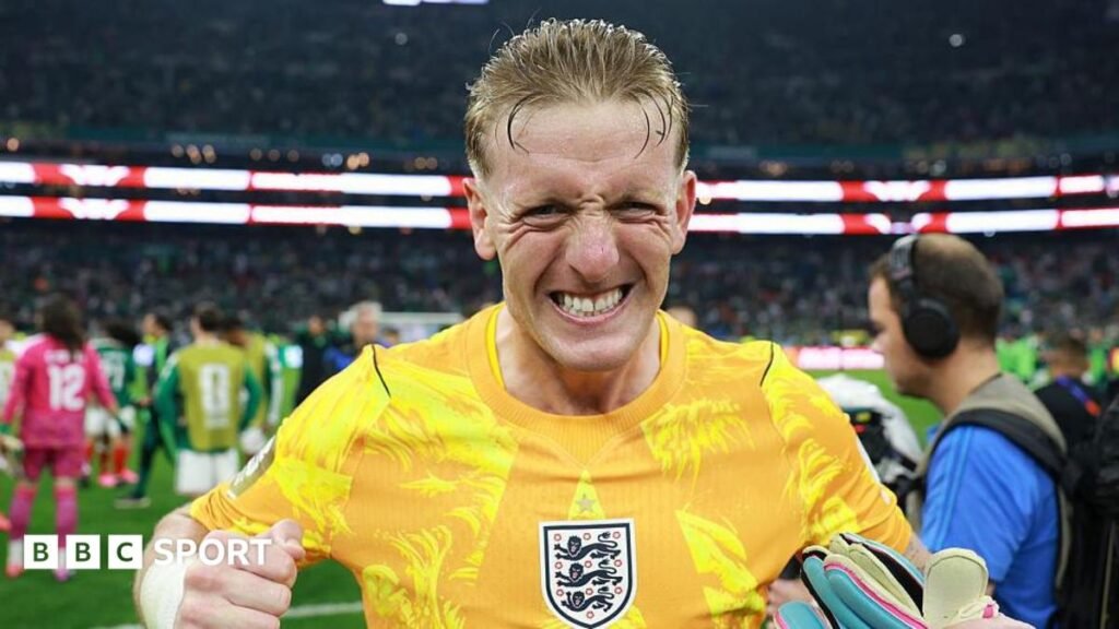 World Cup 2026: Jordan Pickford – Time to finally give England goalkeeper credit he deserves England goalkeeper Jordan Pickford celebrates after his superb display in the win against Mexico at The Azteca.