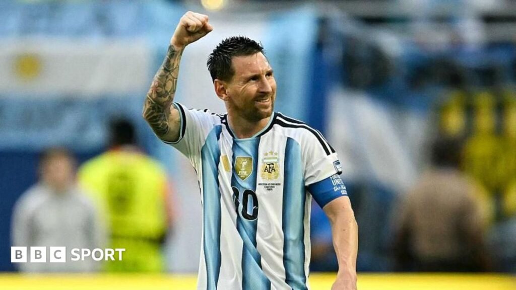 World Cup 2026: Lionel Messi has broken more records after Argentina’s 3-2 win against Cape Verde A graphic showing 'Groups and Schedules'