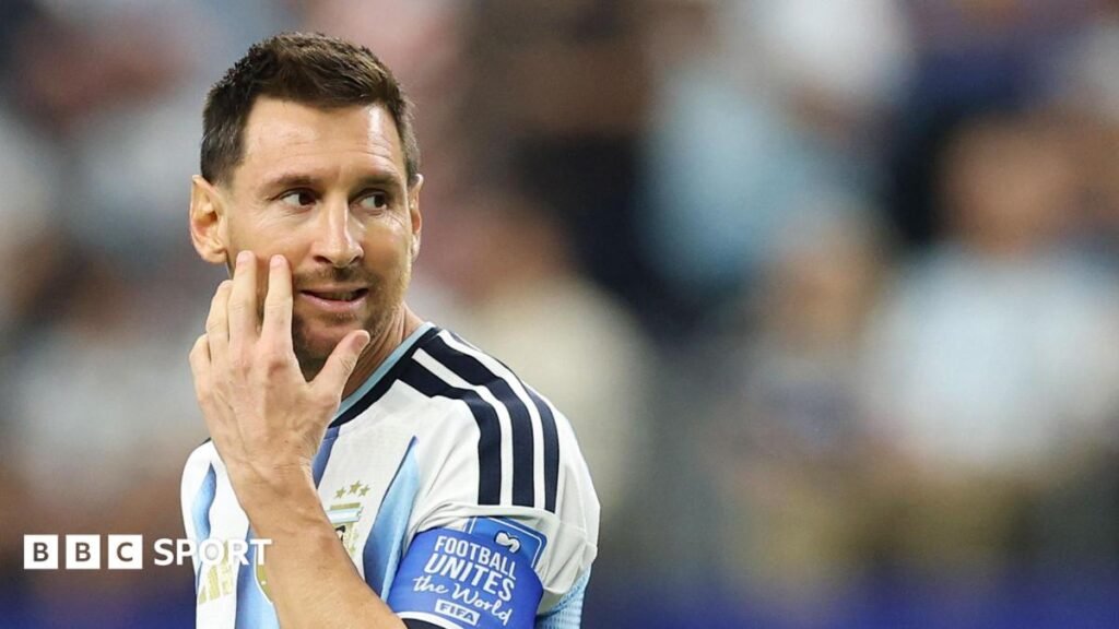 World Cup 2026: Should Argentina take Lionel Messi off penalties? Lionel Messi reacts after missing a penalty kick against Austria at Dallas Stadium on June 22, 2026 in Arlington, Texas