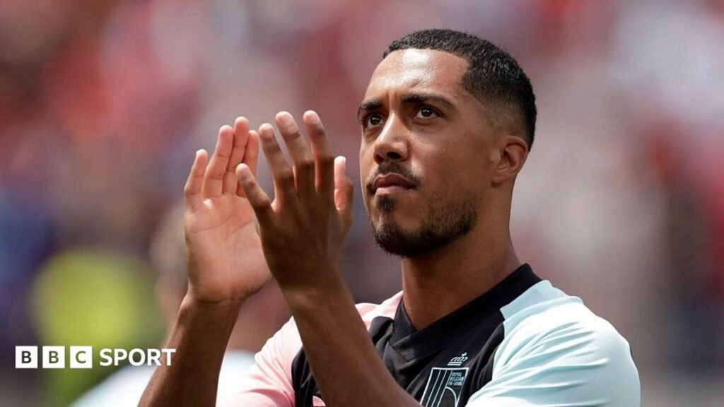 Youri Tielemans: Man Utd close to completing deal for Aston Villa midfielder Belgium midfielder Youri Tielemans claps towards fans