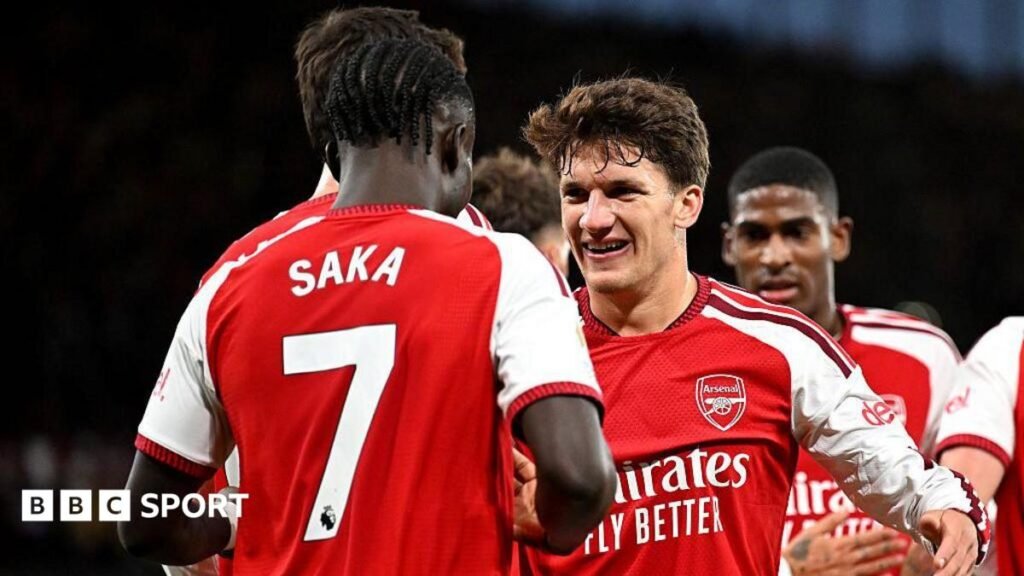 Bukayo Saka and Christos Tzolis