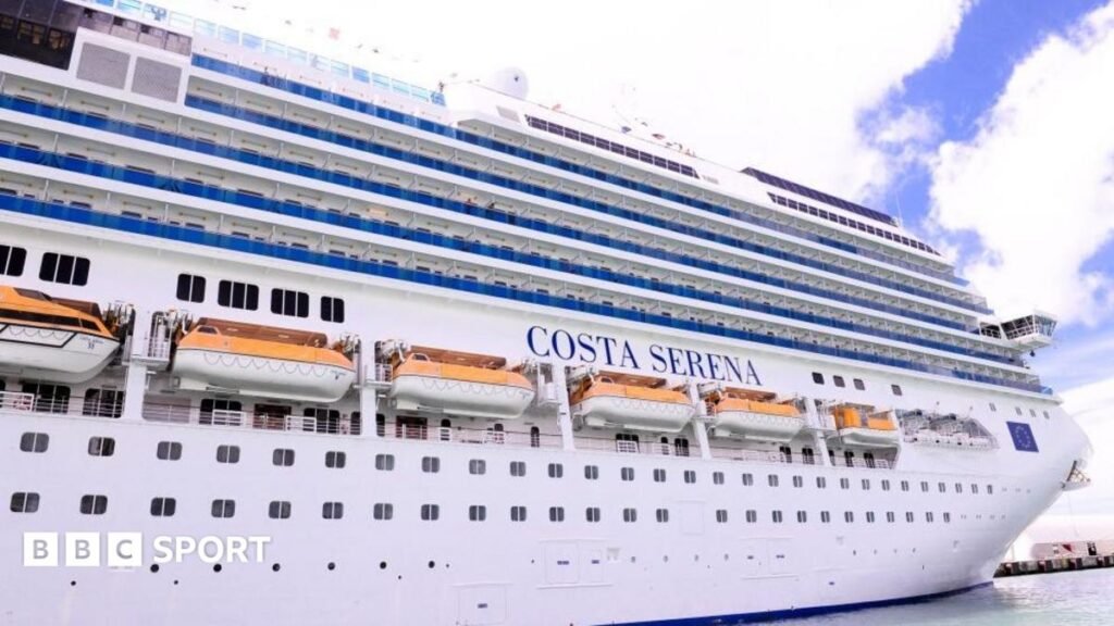The Costa Serena cruise ship