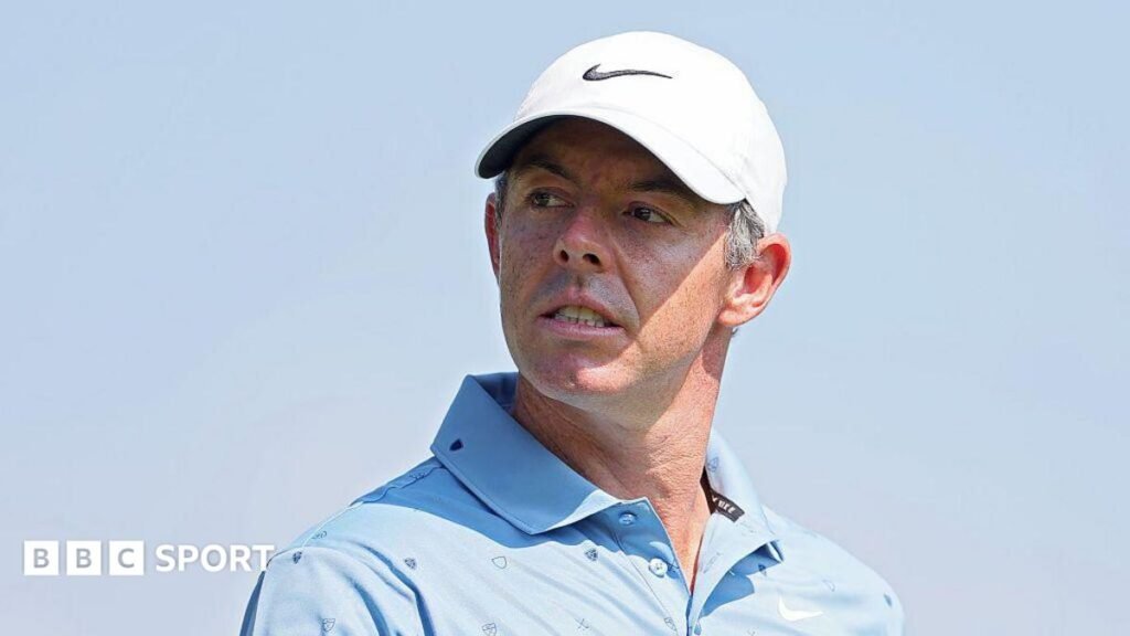 Rory McIlroy in action at the BMW Championship