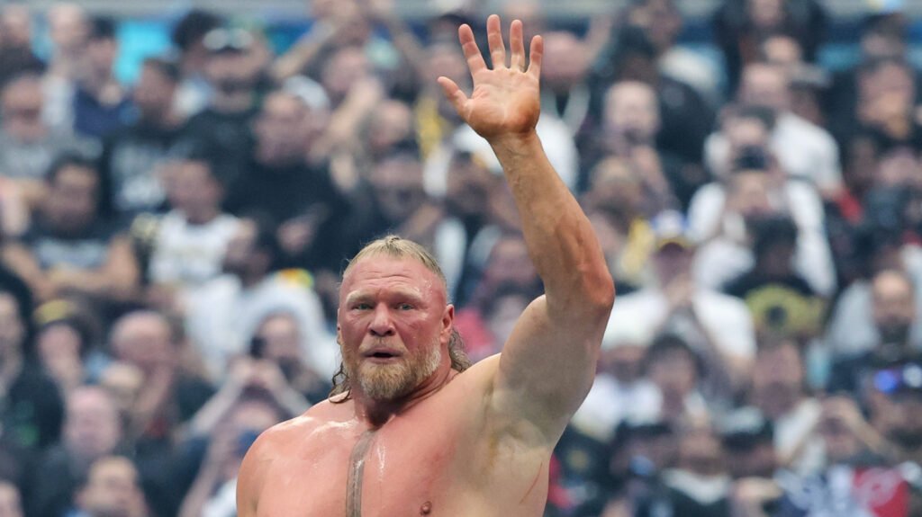 Brock Lesnar Announces Retirement Following Loss To Oba Femi At WWE SummerSlam Brock Lesnar Announces Retirement Following Loss To Oba Femi At WWE SummerSlam