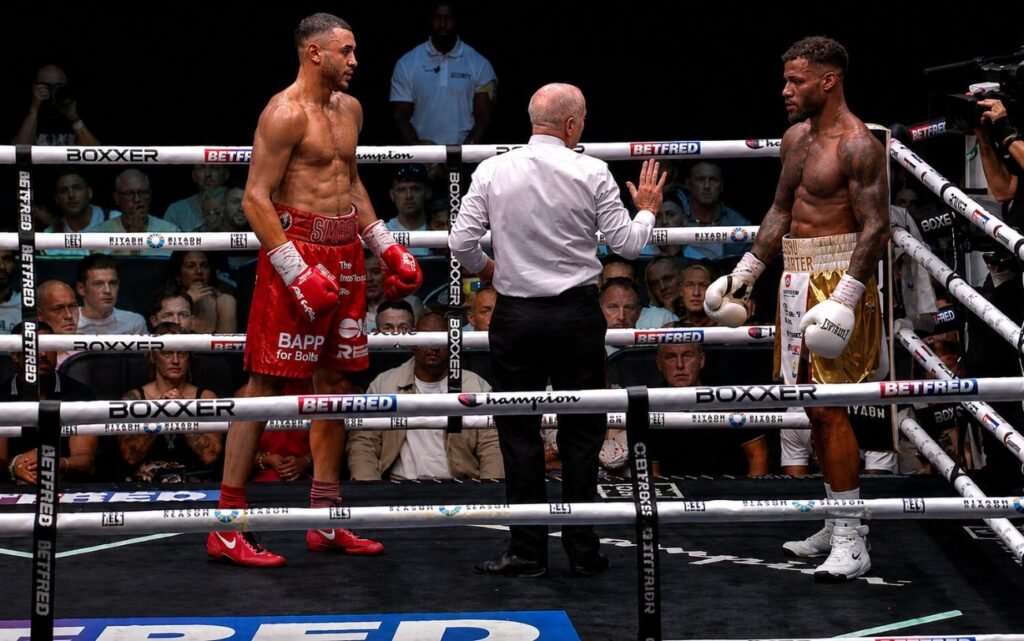 Callum Simpson Outguns Troy Williamson In Leeds Brawl Callum Simpson Outguns Troy Williamson In Leeds Brawl