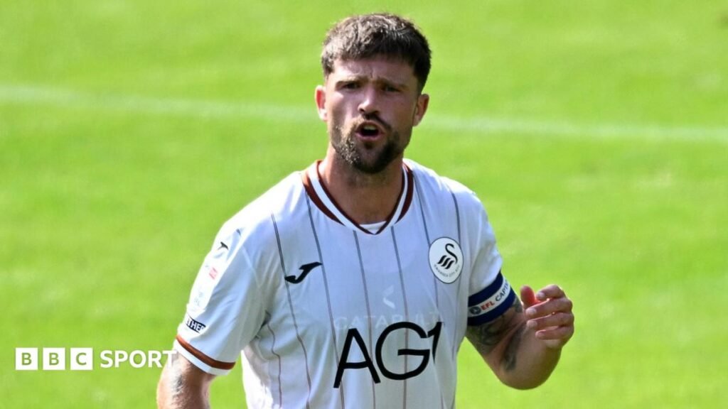 Cameron Burgess: Swansea City fear serious injury for centre-back Cameron Burgess in action against Leganes