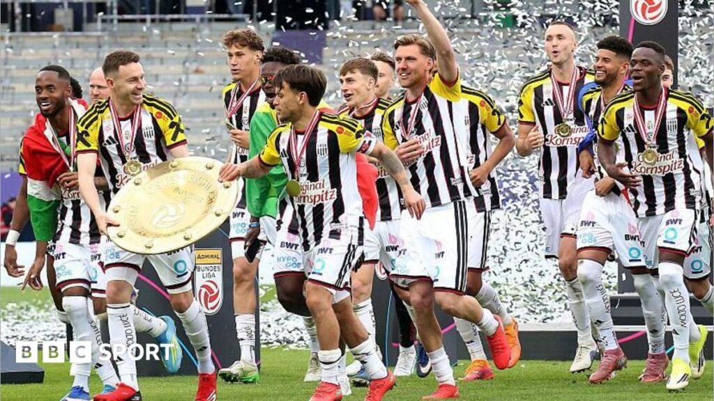 Celtic drawn against LASK in Champions League play-off LASK celebrate their title win