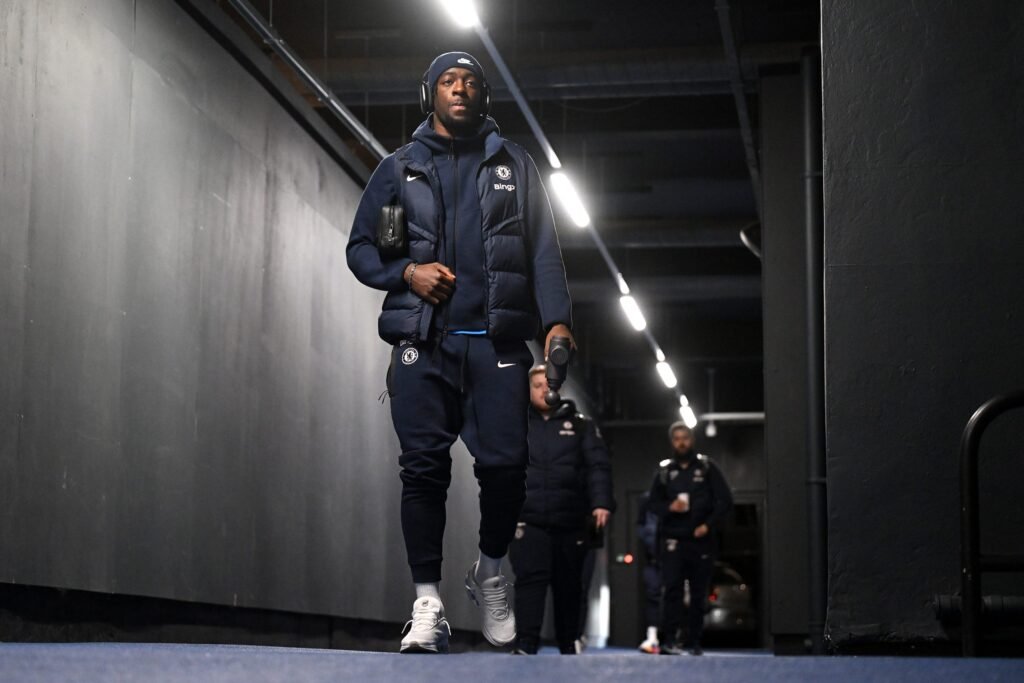 Chelsea give defender permission for medical Axel Disasi of Chelsea arrives at the stadium