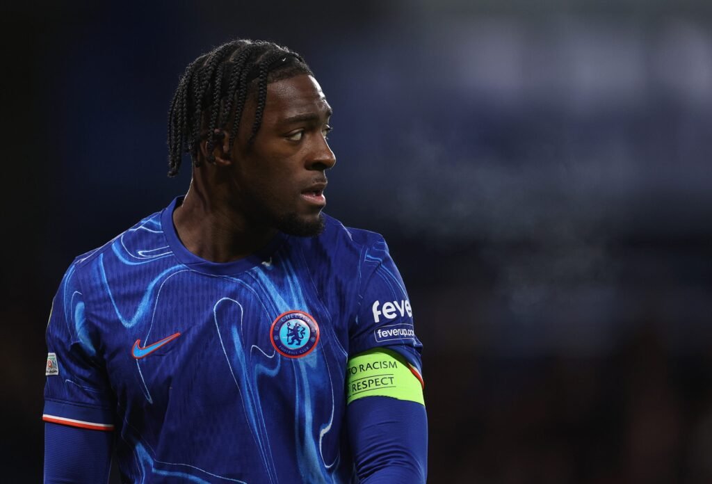 Chelsea reach “verbal agreement” with Crystal Palace Axel Disasi of Chelsea of Chelsea during the UEFA Conference League