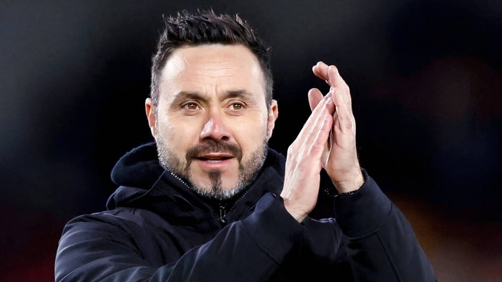 De Zerbi "besotted" with player and "convinced he's going to explode" at Tottenham