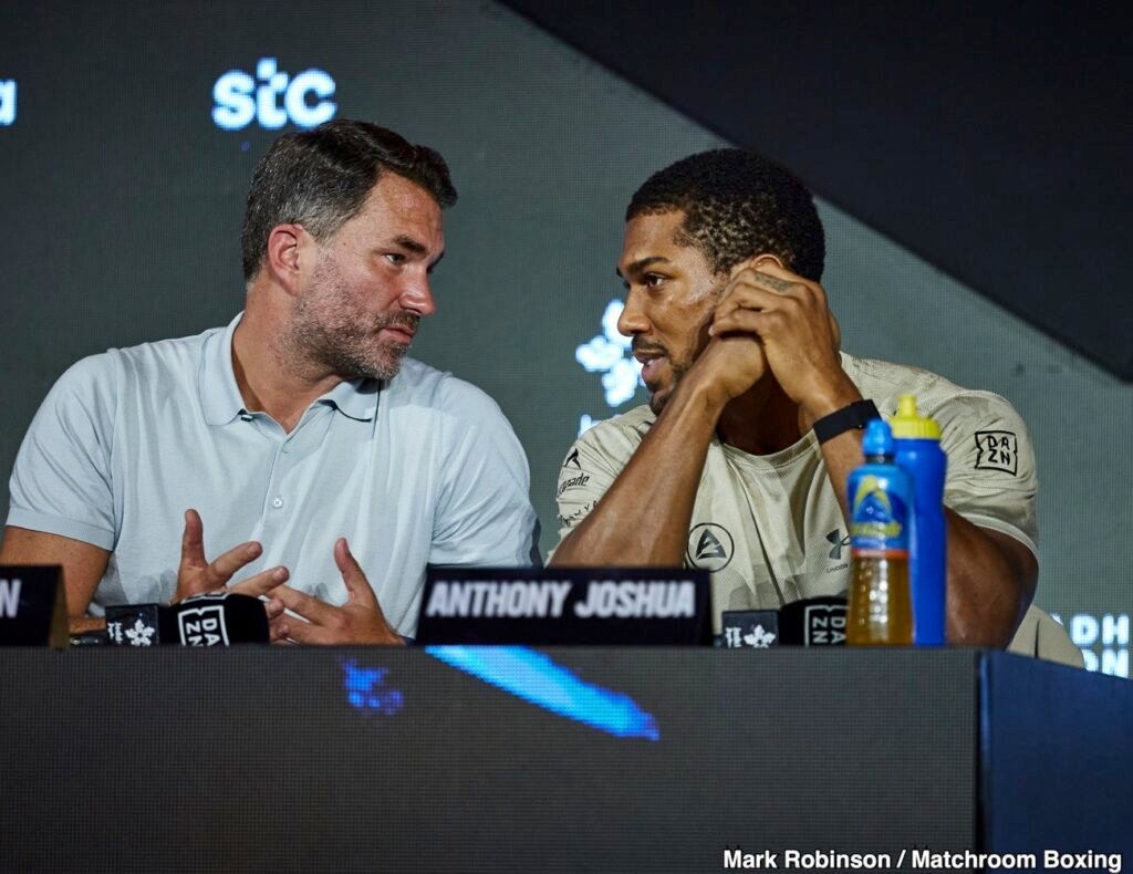 Eddie Hearn Resists New York Move For Joshua Fury Image: Eddie Hearn Resists New York Move For Joshua Fury