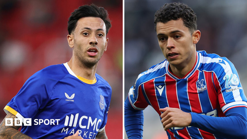 Everton and Crystal Palace confirm Dwight McNeil-Brennan Johnson swap A split image of Dwight McNeil and Brennan Johnson